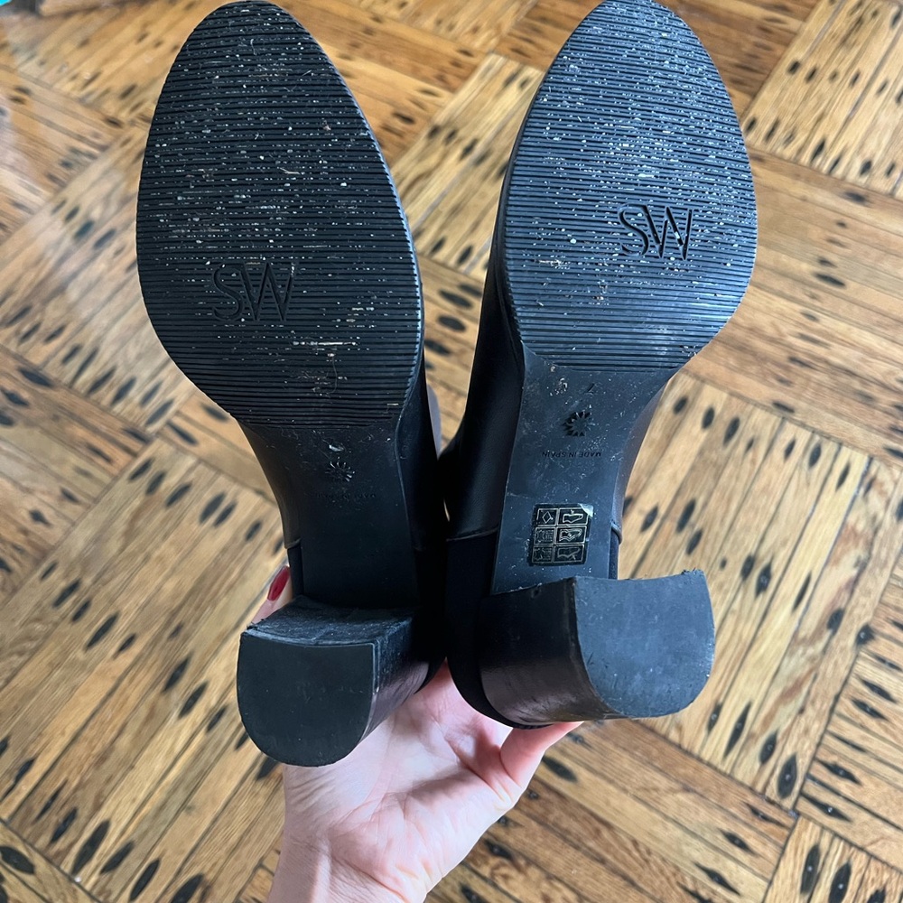 Stuart Weitzman Harper Sock Boots, Size 7 - image 4